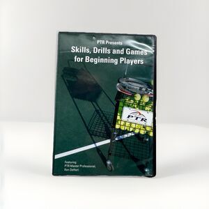 PTR Skills Drills Games for Beginning Players Tennis DVD Sports Instruction